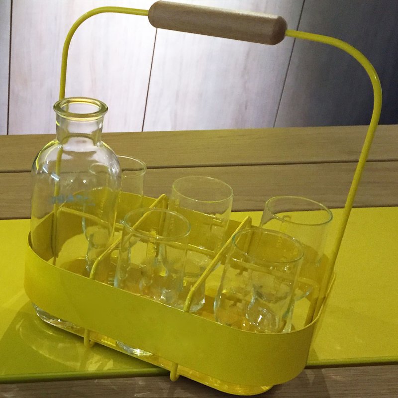 Panier en métal pour verres, Support produit personnalisé