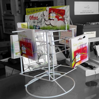 Display de comptoir pour cartes cadeaux